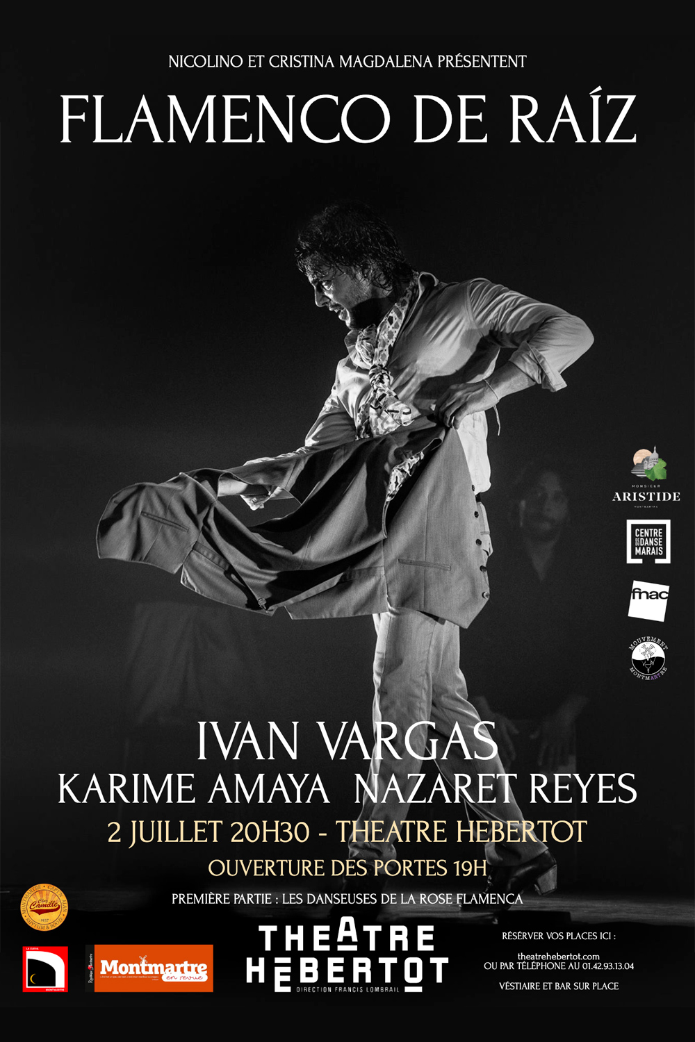 Affiche Flamenco de RaÍz au Théatre Hébertot