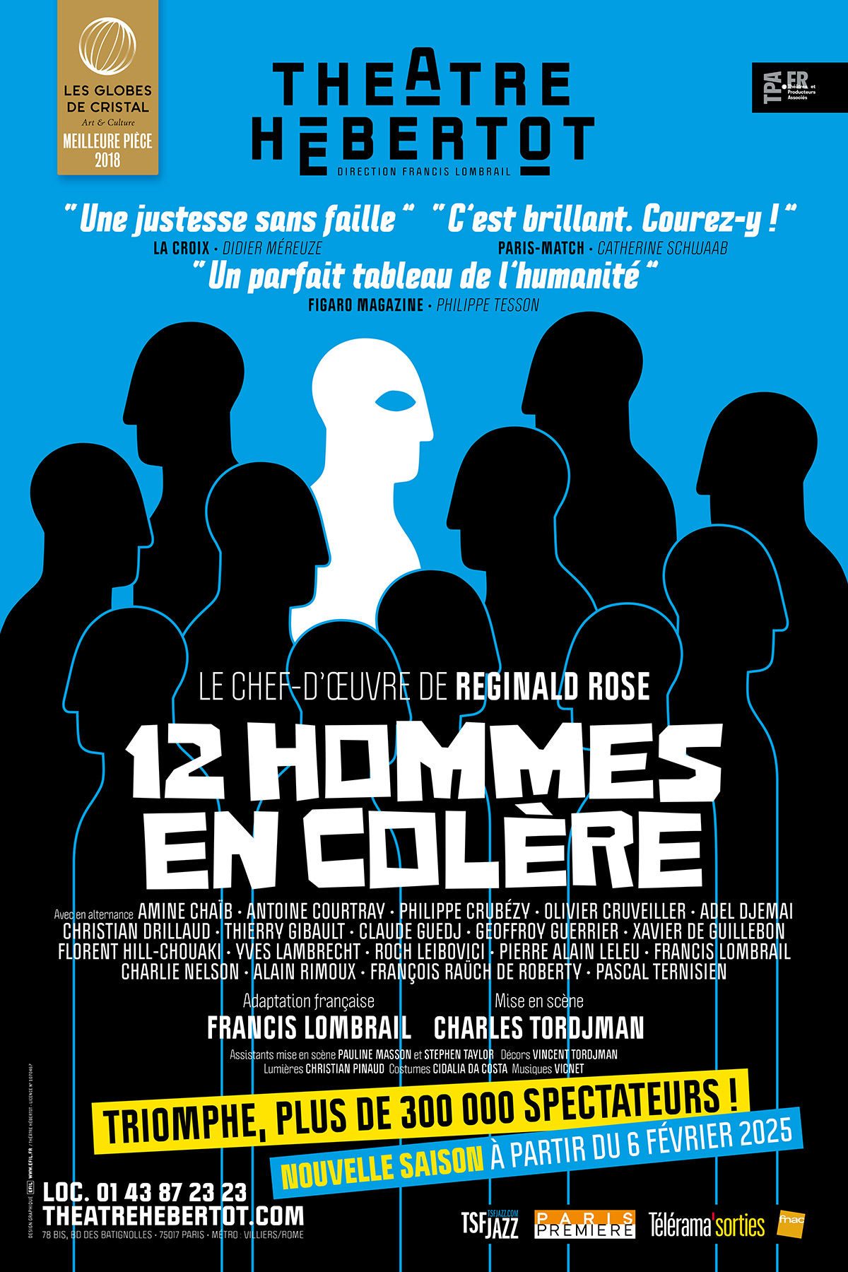Affiche du spectacle : 12 hommes en colère