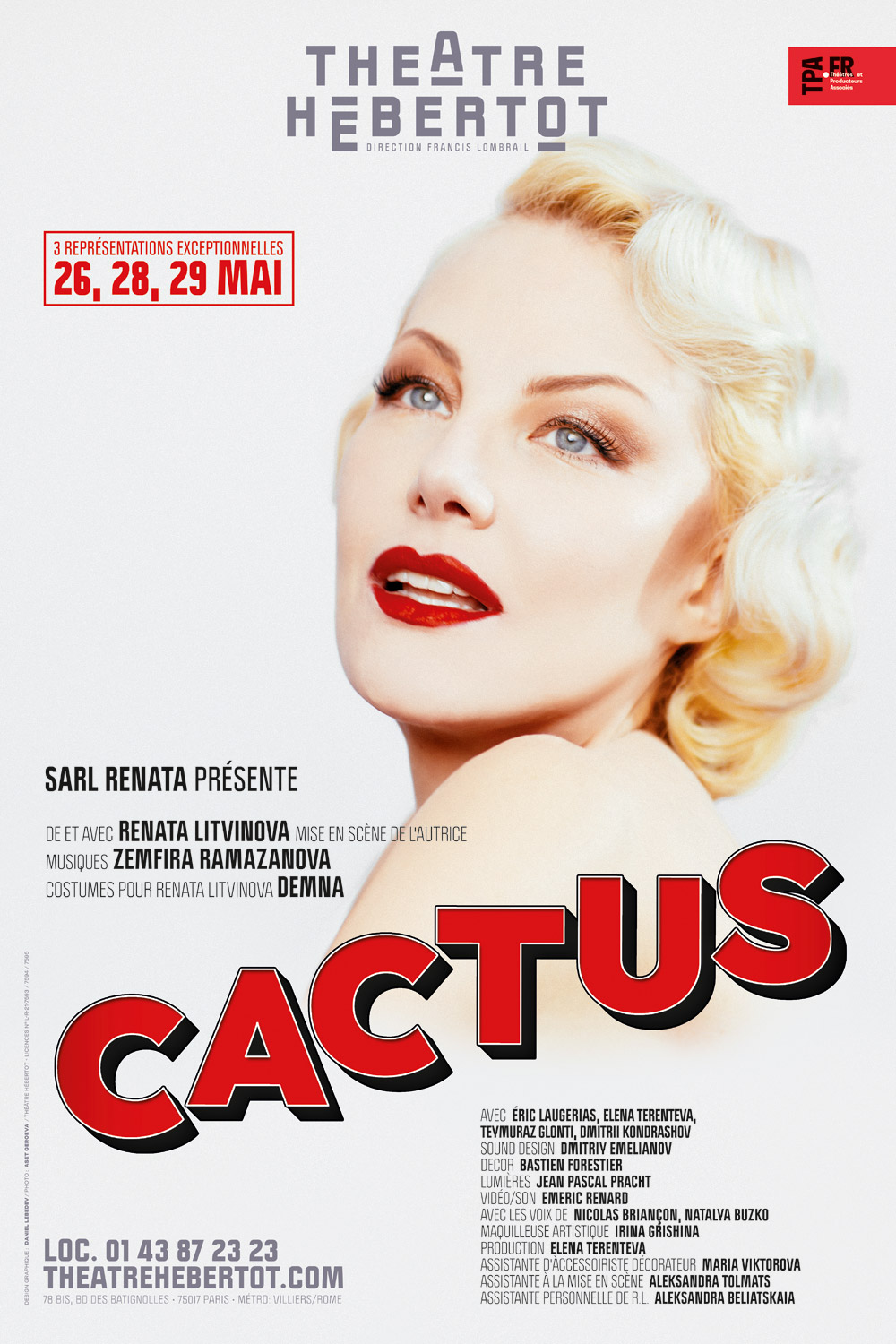 Affiche du spectacle : Cactus