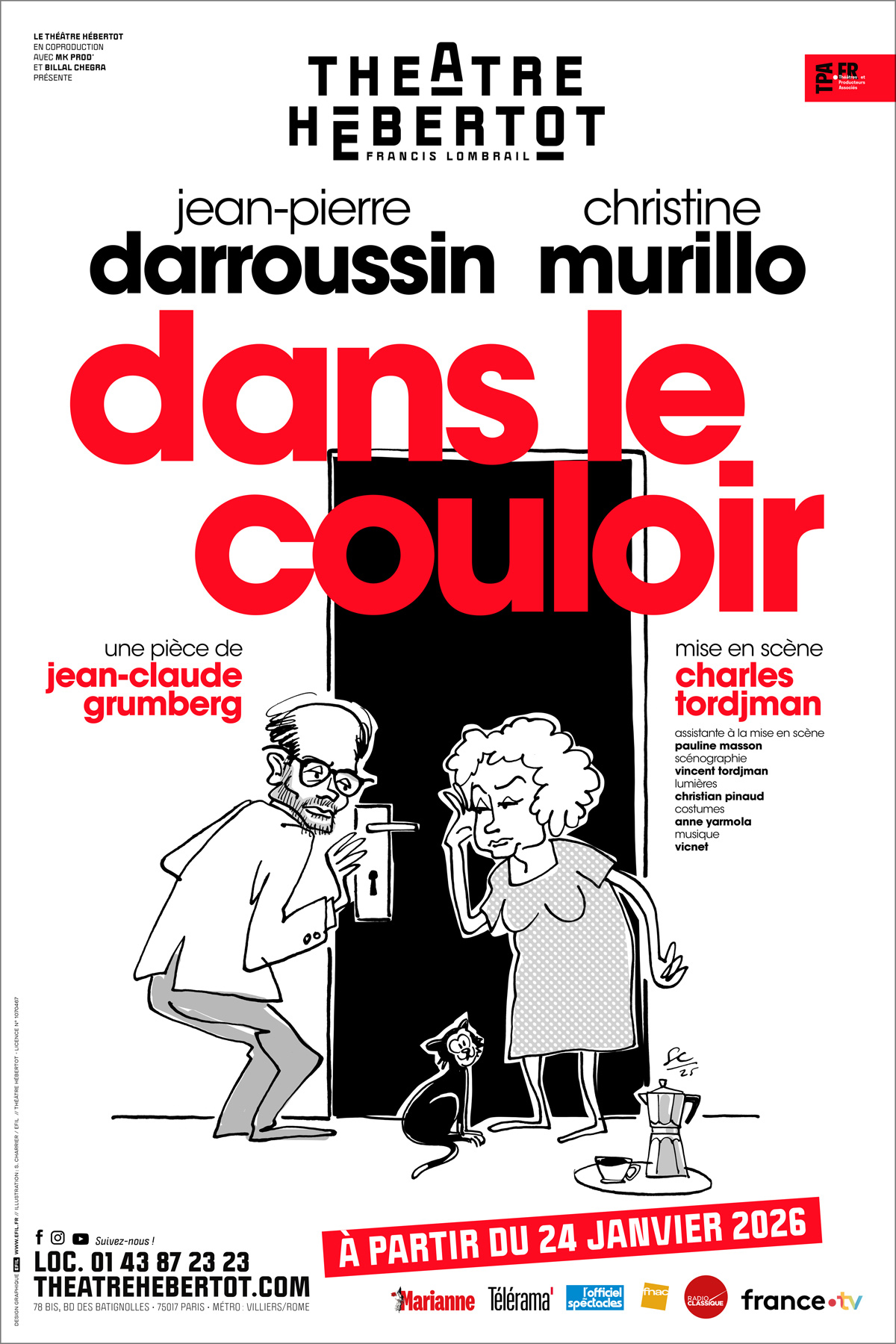 Affiche du spectacle : Dans le couloir