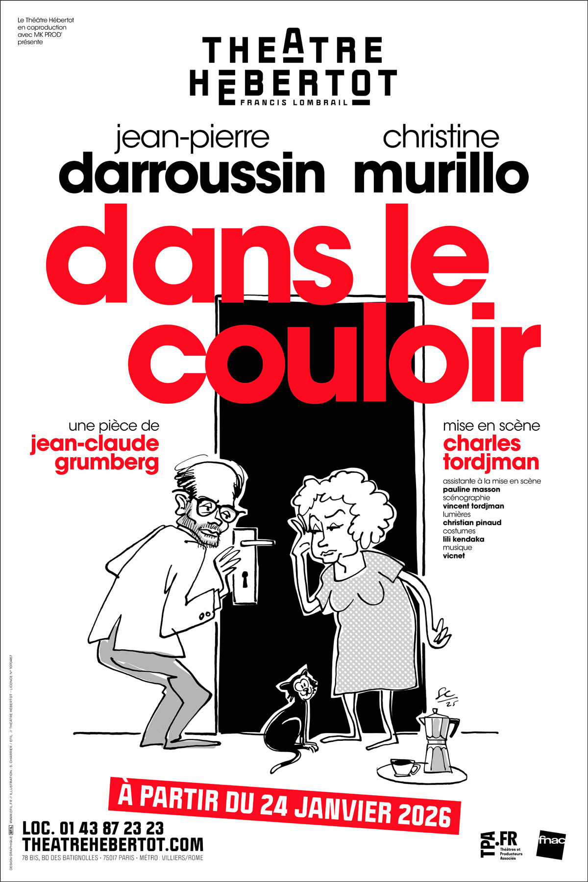 Affiche du spectacle Dans le couloir