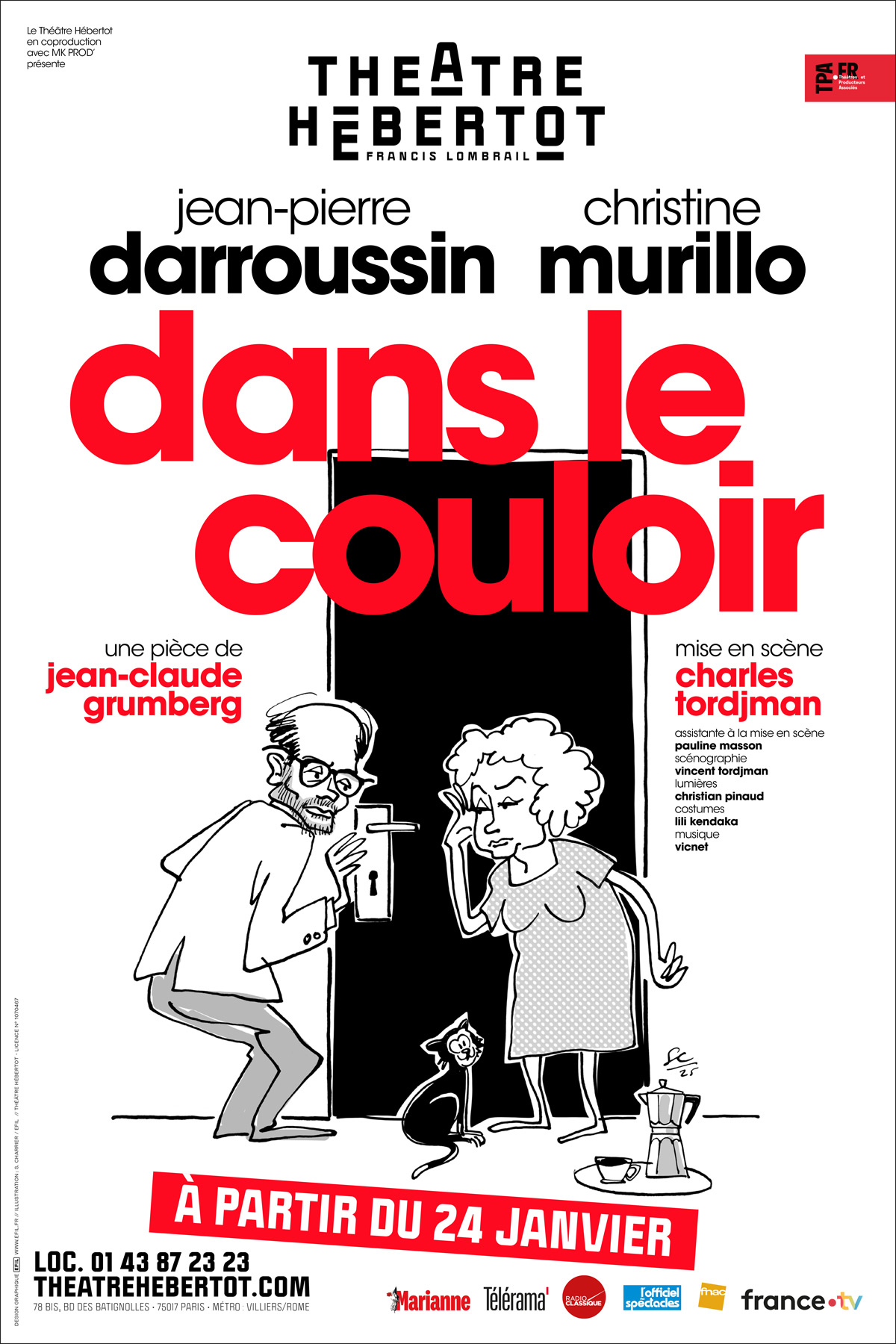 Affiche du spectacle Dans le couloir