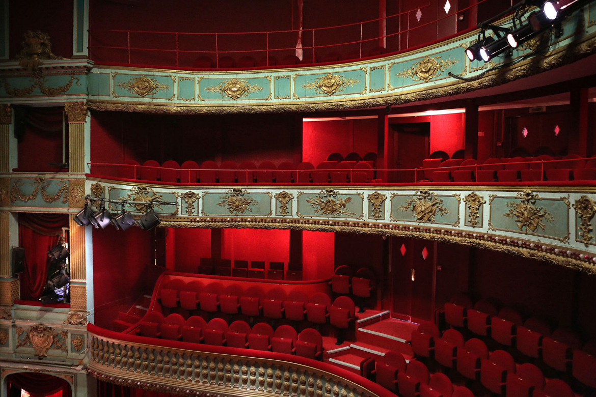 La salle du théâtre Hébertot. © Photo Lot