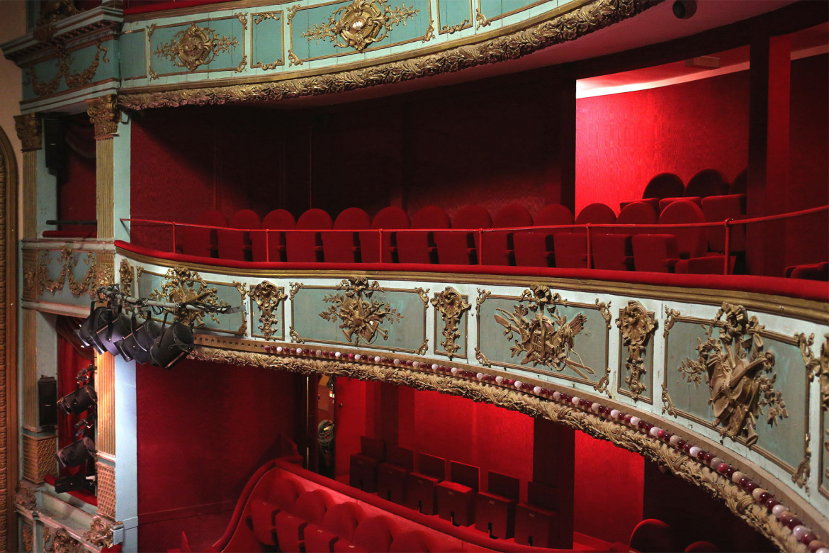 La salle du théâtre Hébertot. © Photo Lot